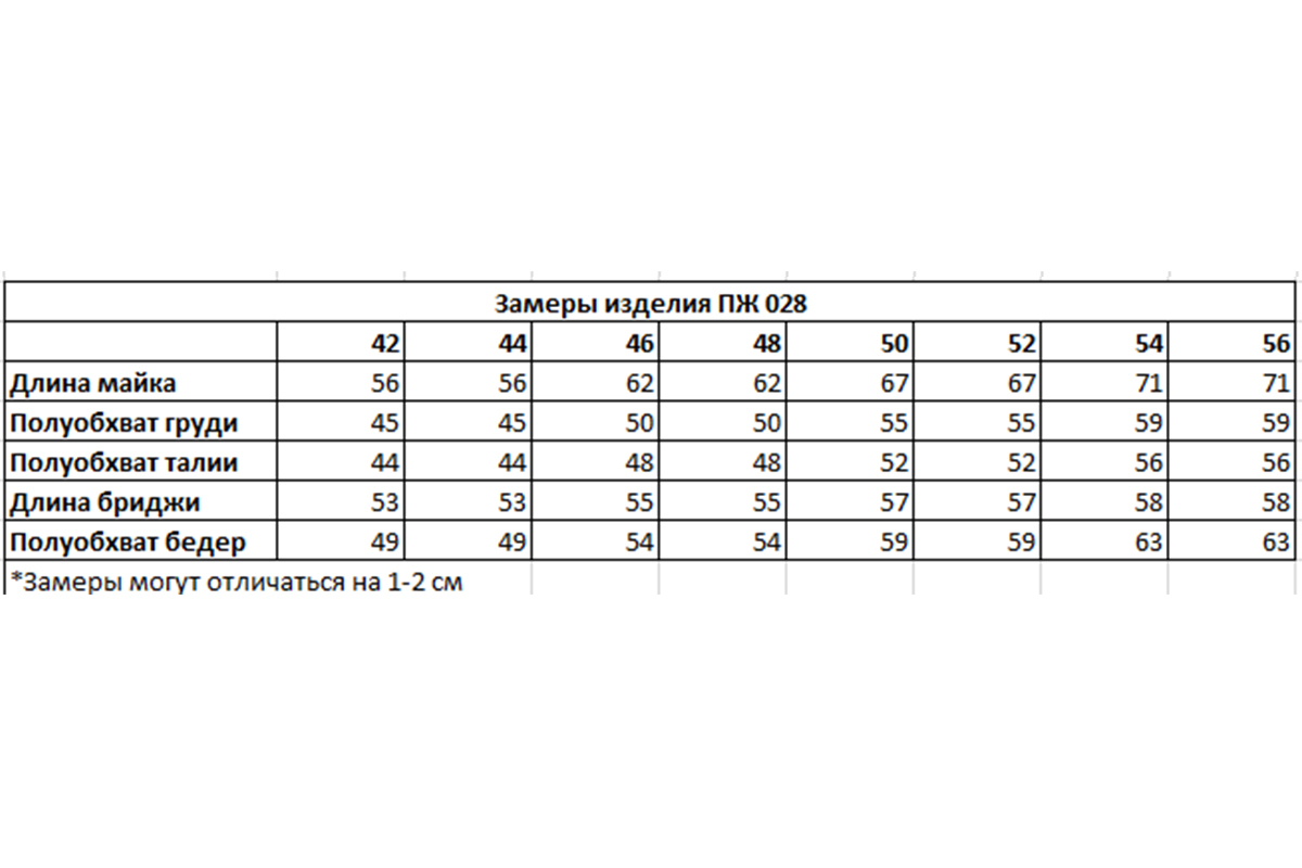 Пижама майка с бриджами ПЖ 030КА-ШОГ (Шоколадные огурцы)